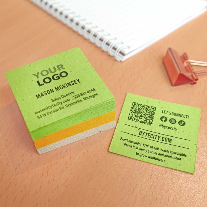Colorful-QR-Code-Square-Plantable-Business-Cards Colorful-QR-Code-Square-Plantable-Business-Cards