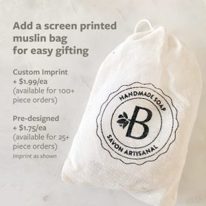 Custom-Branded-Handmade-Soap-Promotions-Optional-Muslin-Bag