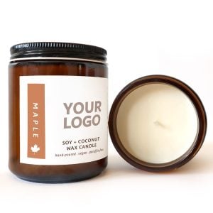 hand-poured-maple-scented-candle hand-poured maple scented candle