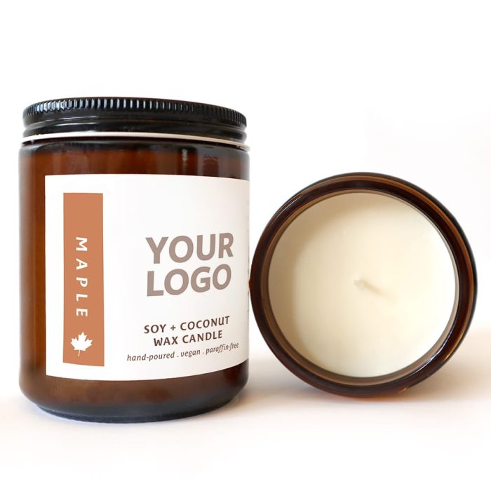 hand-poured-maple-scented-candle hand-poured maple scented candle