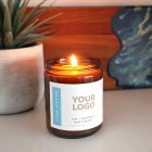 8 oz candle with ocean mist fragrance