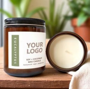 8 oz Hand-Poured Eucalyptus Candles