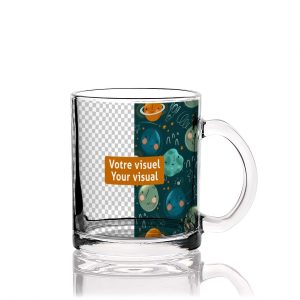 Glass Coffee Cups (12oz)