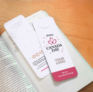 Single-Sided Seed Paper Bookmark with Page Slot