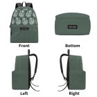trendy all over print bag available in three dimensions