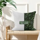 printed pillow case with vibrant patterns
