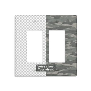 Switch Cover 2-Gang 2 Decorator
