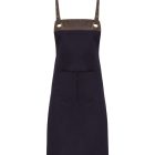 stylish bib apron with convenient pocket