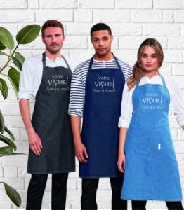 Recycled and organic fabric Apron - 8 colors