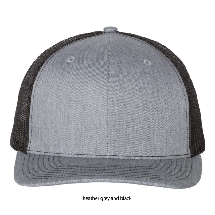 Richardson 112 heather grey and black Richardson 112 heather grey and black