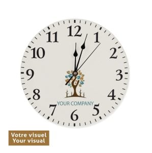 Frameless Wall Clock Round Shape