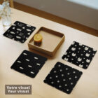 Sous-verres carrés