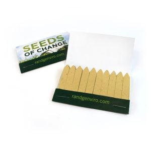 Large Herb Seed Paper Matchbook, Single-Sided
