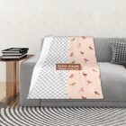 thick flannel blanket for warmth and comfort