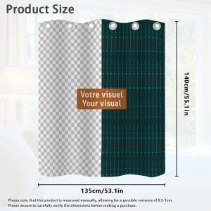 two piece blackout curtains for windows
