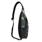 fashionable chest bag with print