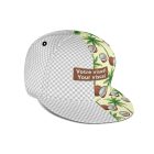 colorful print cap