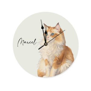 CUSTOM Wood Wall Clock Decorative Round Shape - No scale