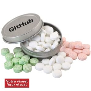 Flat Top Tins with Mini Mints