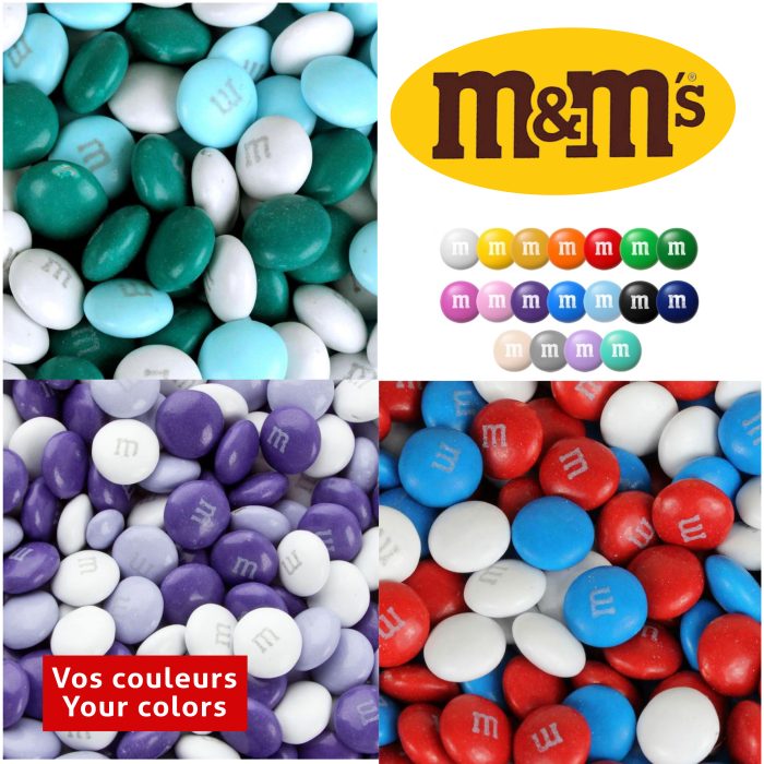 assorted MM's chocolate candies