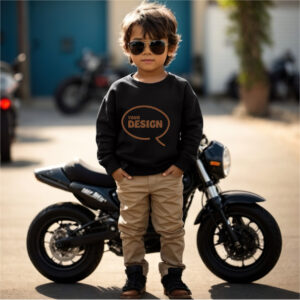 Youth Heavy Blend Sweatshirt 10 colors - Gildan 18000B - Black