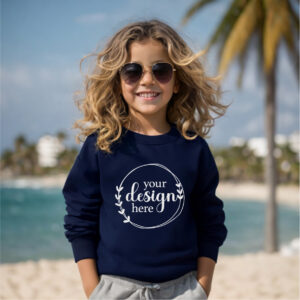 Youth Heavy Blend Sweatshirt 10 colors - Gildan 18000B - Navy