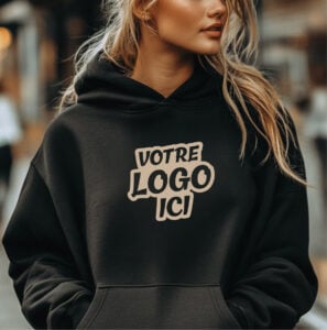 Unisex Hooded Sweatshirt 20 colors- Gildan 18500 - Black