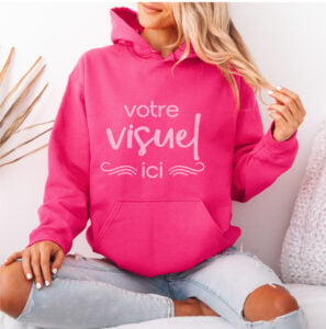 Unisex Hooded Sweatshirt 20 colors- Gildan 18500- Rose