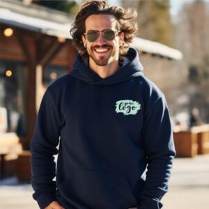 Unisex Hooded Sweatshirt 20 colors- Gildan 18500 - Navy