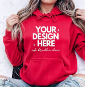 Unisex Hooded Sweatshirt 20 colors- Gildan 18500-Red