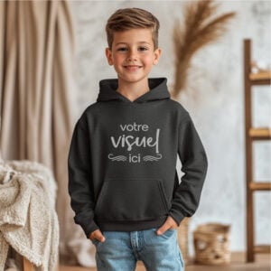 Youth Sweatshirt 10 colors Gildan 18500B -Pink - Heather
