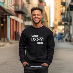 Crewneck Sweatshirt 24 Colors Gildan 18000 - Black