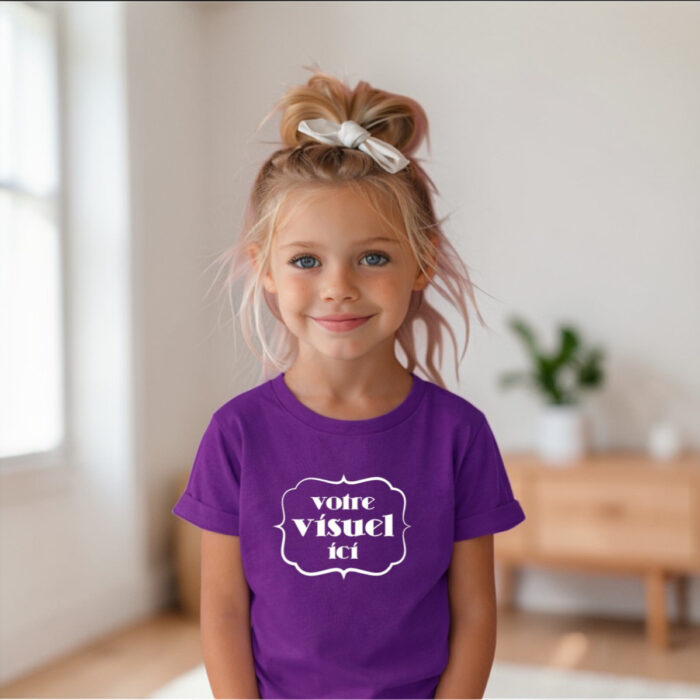 Gildan5000B t-shirt purple