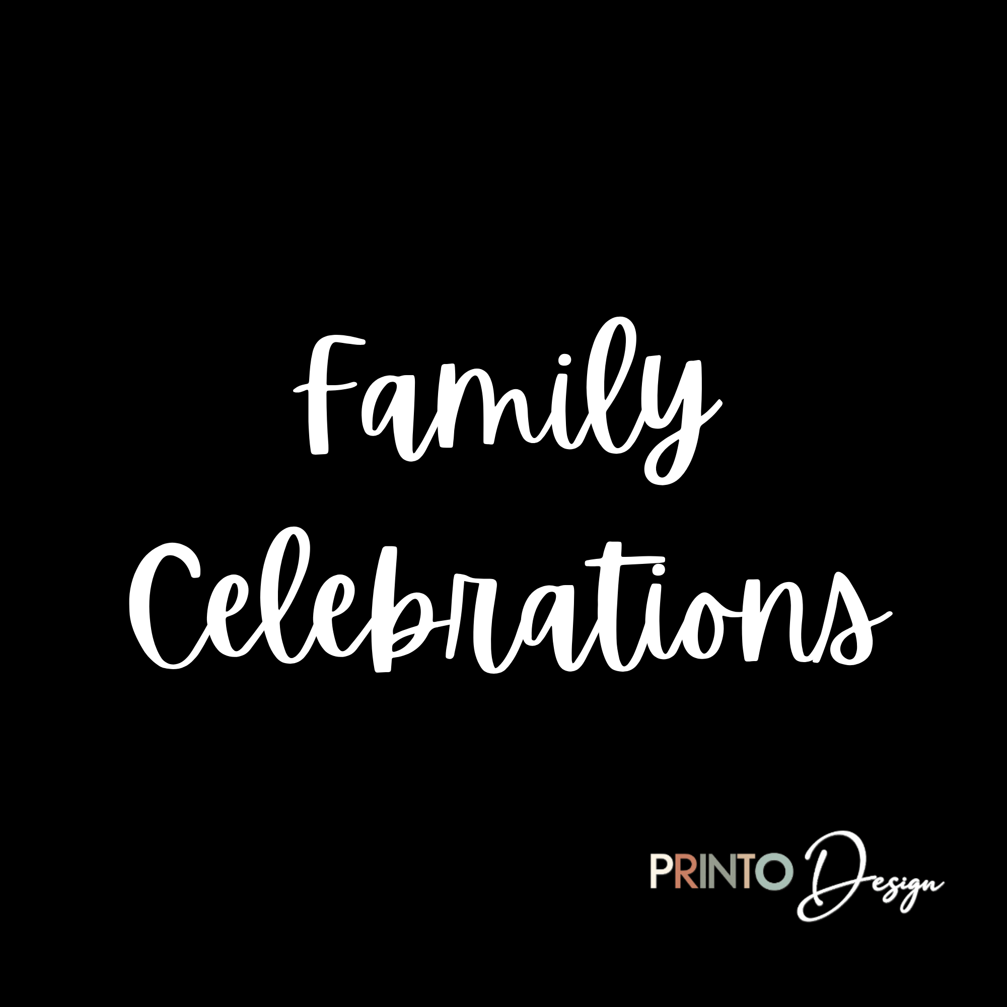 Family celebrations