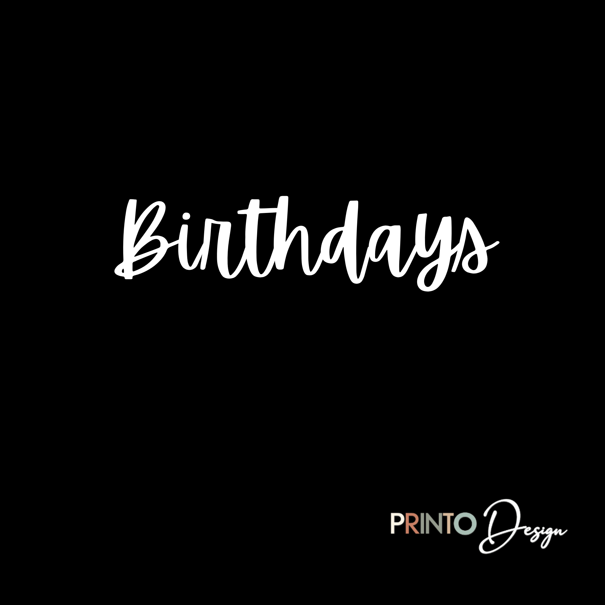 Birthdays